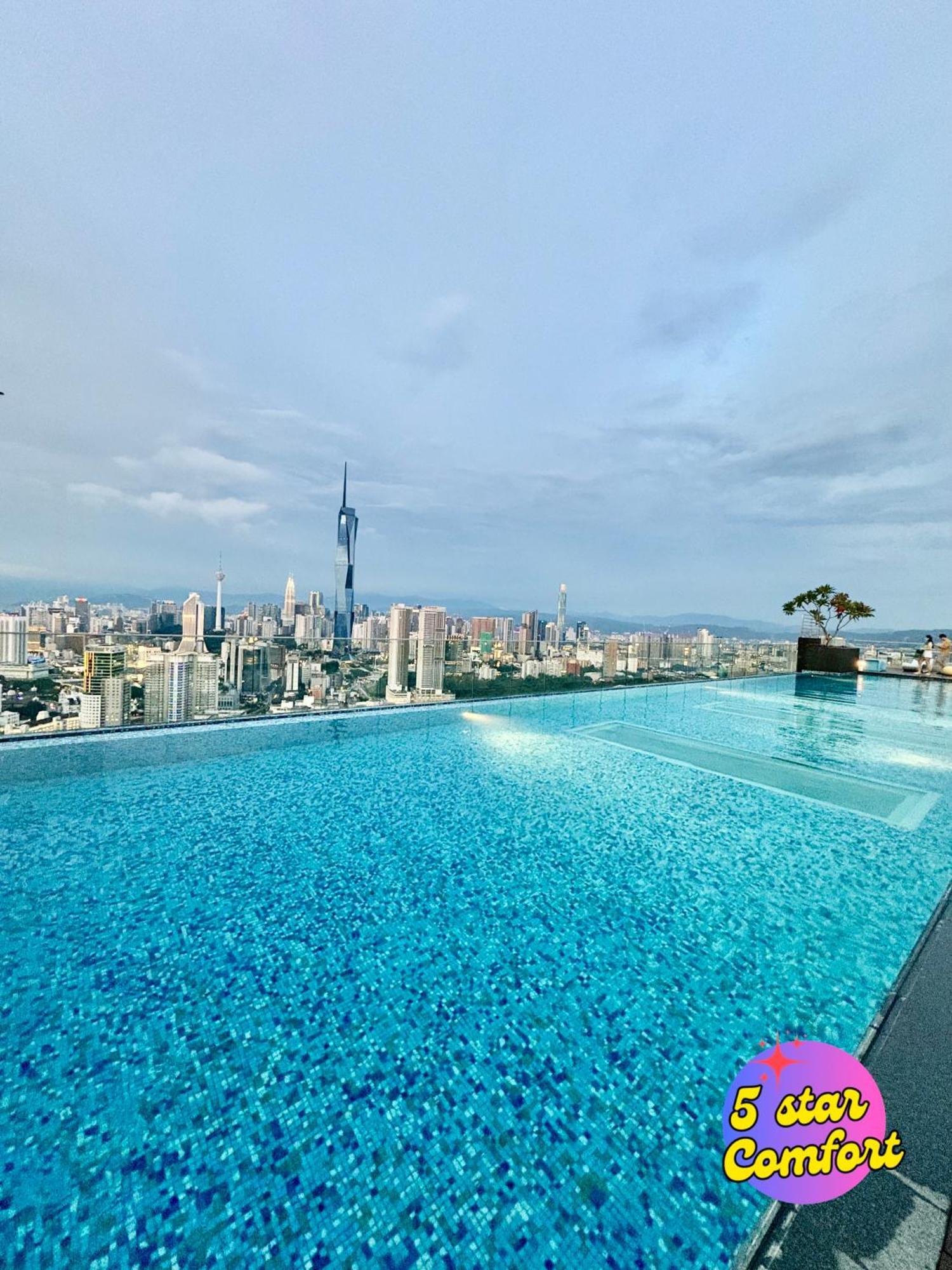 Apartment 5 Star Comfort Riveria Kl Sentral 4 Pax Infinity Pool